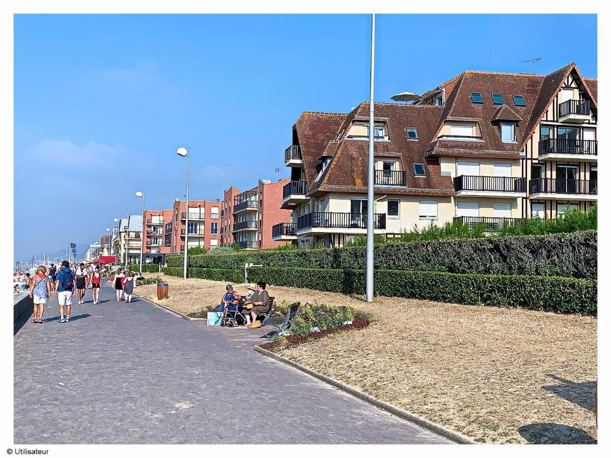 Cabourg, Appartement Plain Pied Avec Terrasse Acces Direct A La Plage 외부 사진