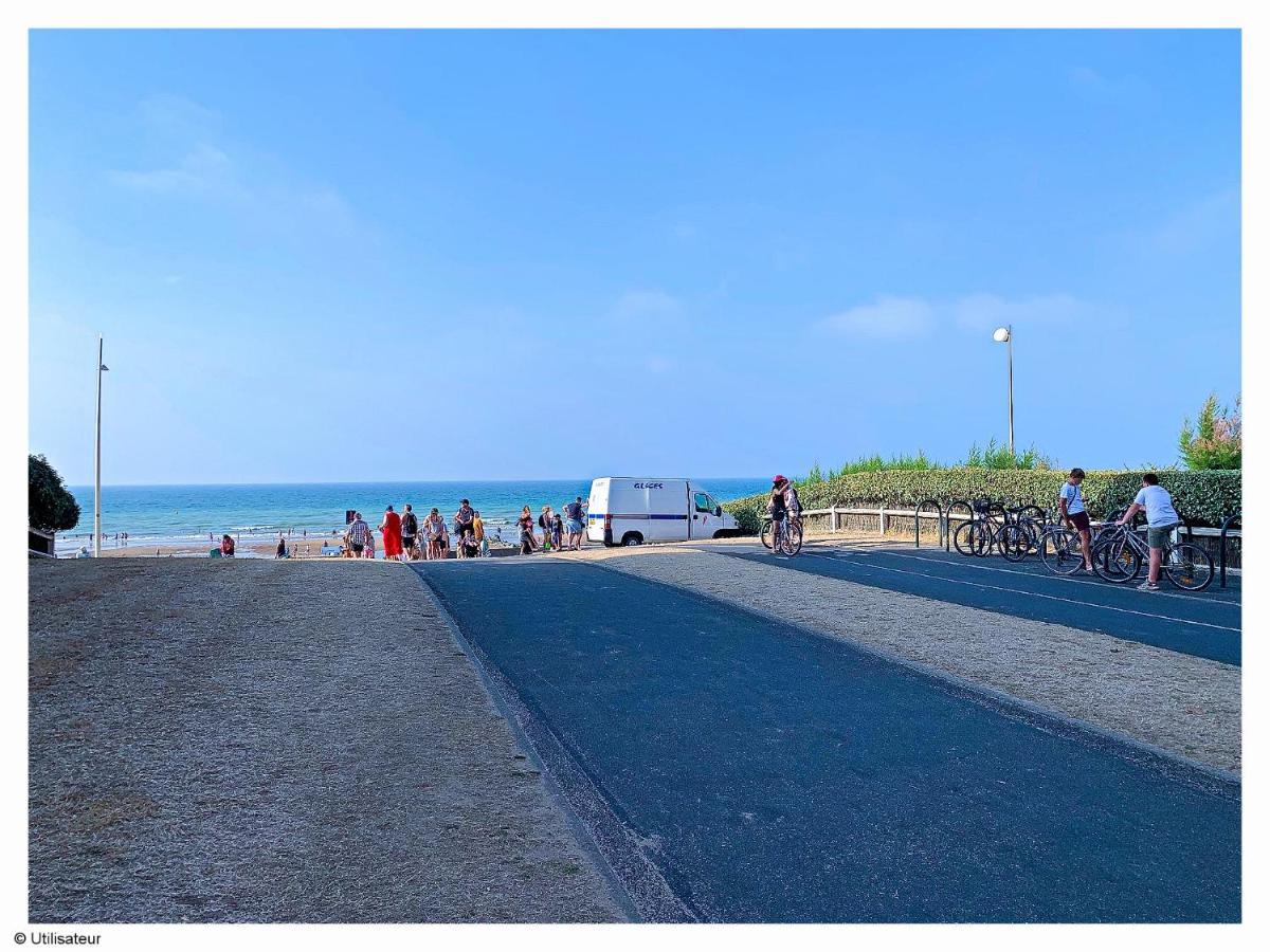 Cabourg, Appartement Plain Pied Avec Terrasse Acces Direct A La Plage 외부 사진