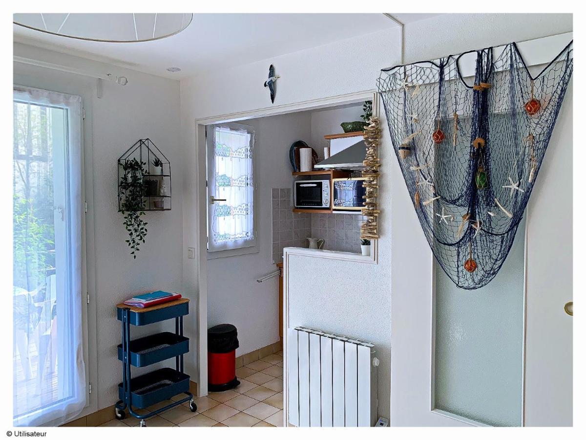 Cabourg, Appartement Plain Pied Avec Terrasse Acces Direct A La Plage 외부 사진